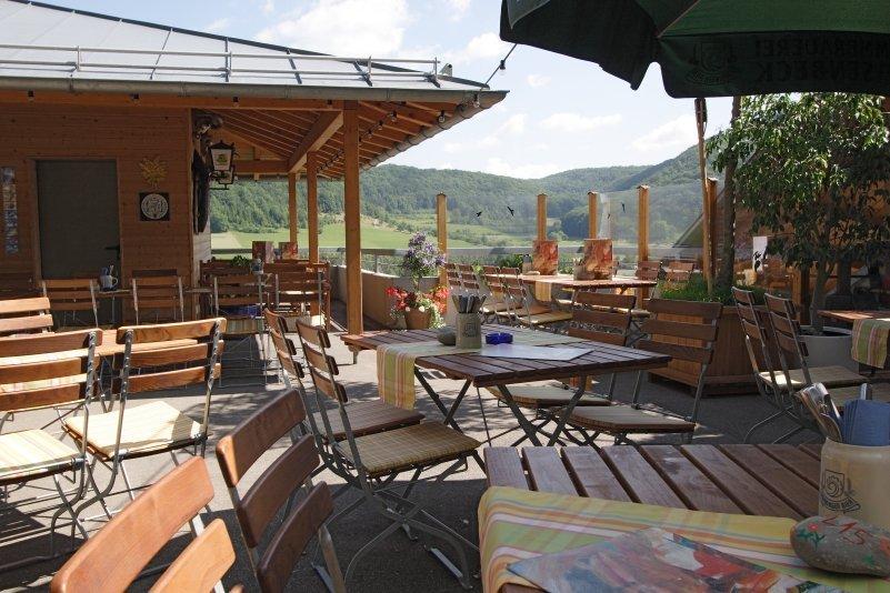 Akzent Hotel Hoehenblick Muehlhausen im Taele Restaurante foto
