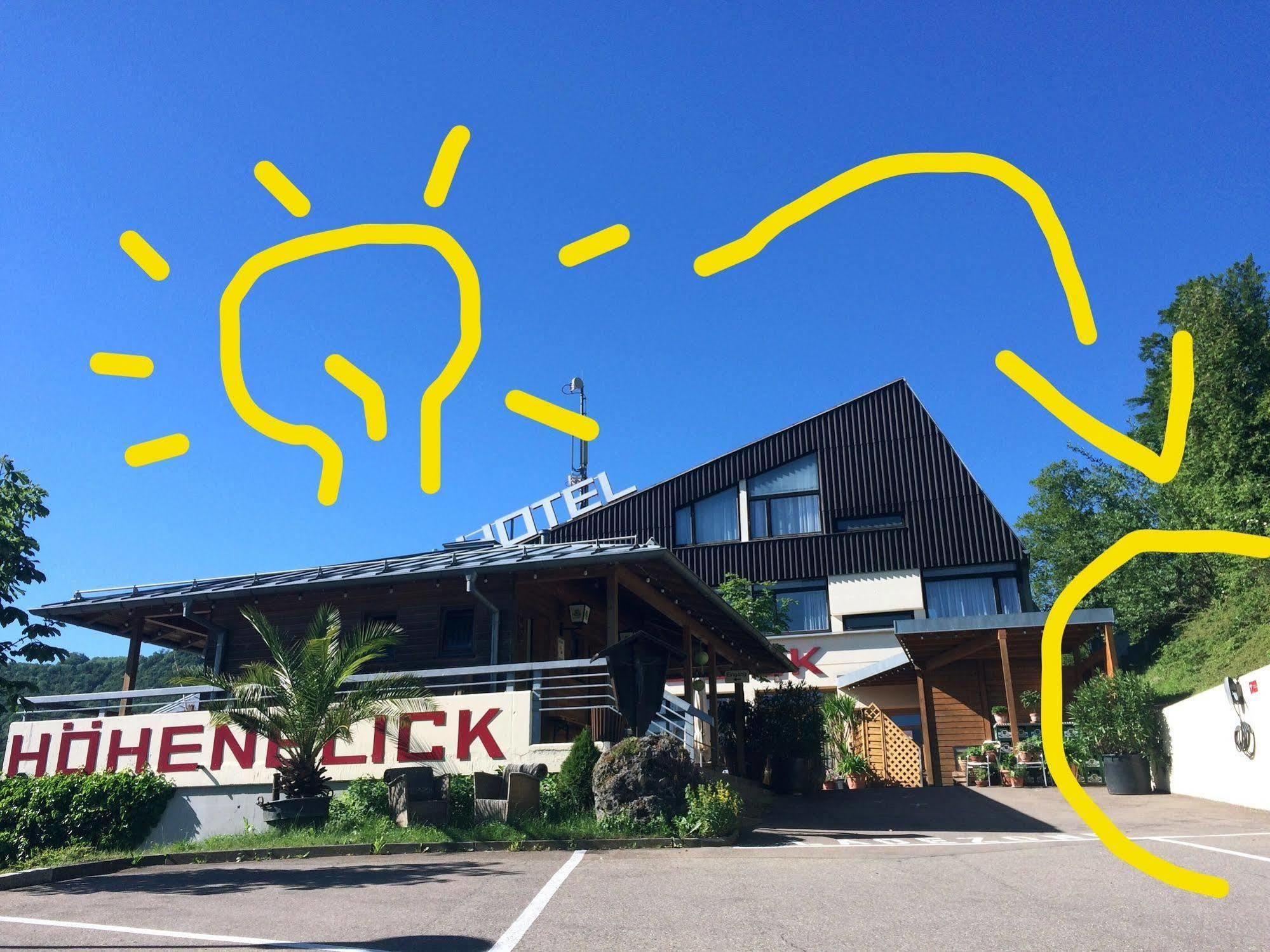 Akzent Hotel Hoehenblick Muehlhausen im Taele Exterior foto